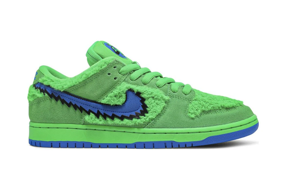grateful dead x dunk low sb green bear replica