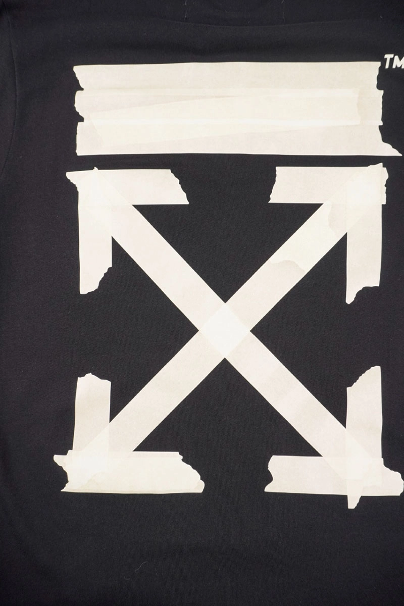 off-white yellow rubber arrow print t-shirt